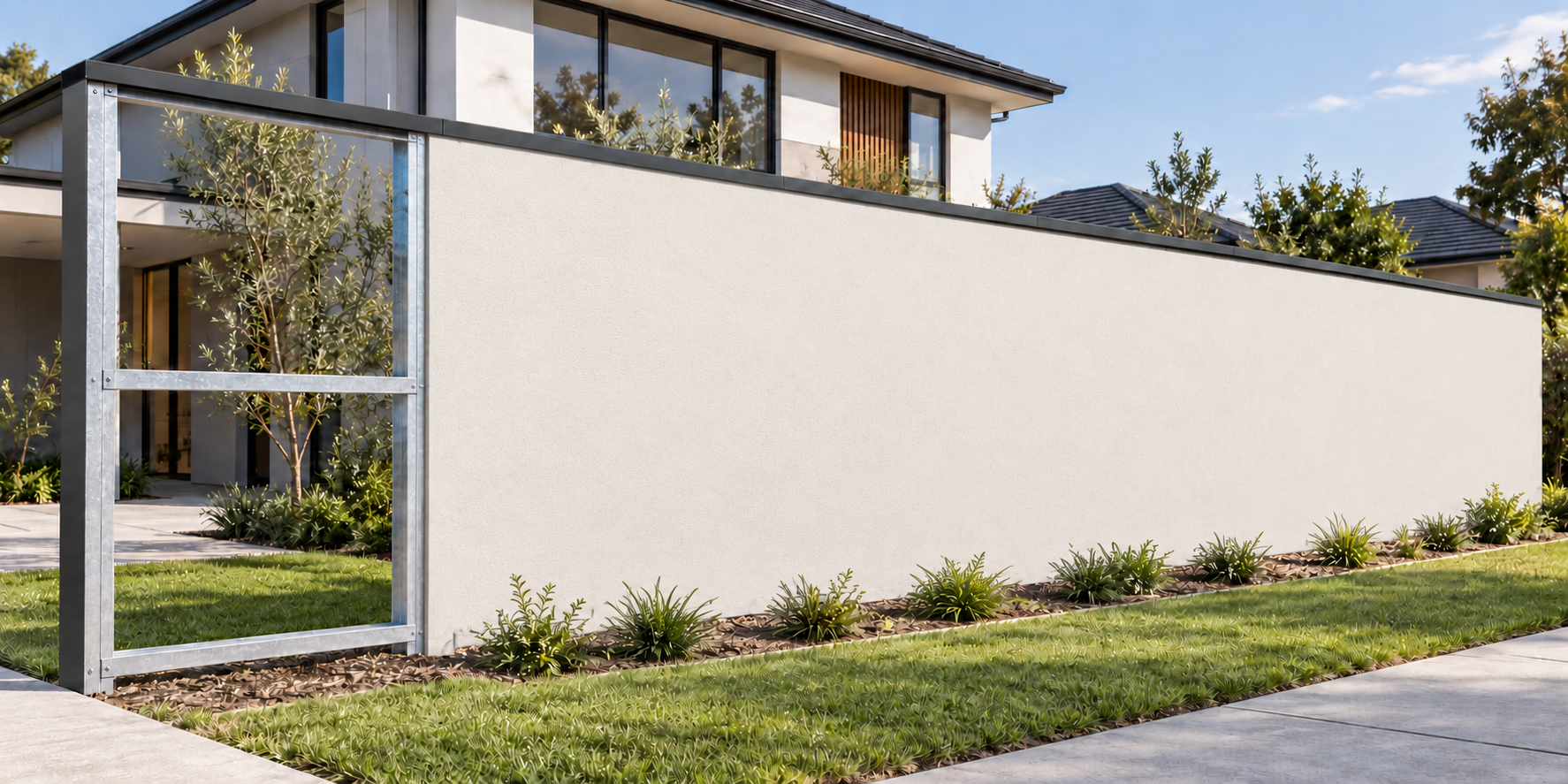 Rendered and cement sheet cladding