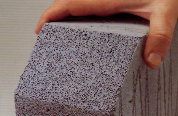 Aircrete cellular structure diagram